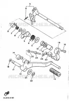 GEAR SHIFT LEVER for Yamaha XJ 1990