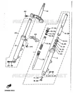 FRONT FORK for Yamaha XJ 1990
