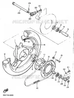 REAR WHEEL for Yamaha XJ 1990