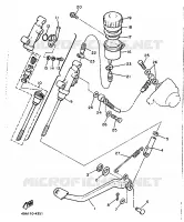 REAR BRAKE MASTER CYLINDER for Yamaha XJ 1990