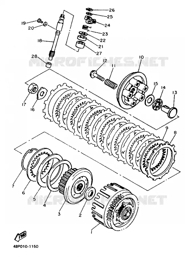 STARTER CLUTCH Yamaha MOTO 600 1992 XJS DIVERSION  XJ600S