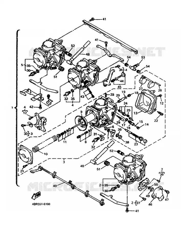 CARBURETOR Yamaha MOTO 600 1996 XJS DIVERSION  XJ600S