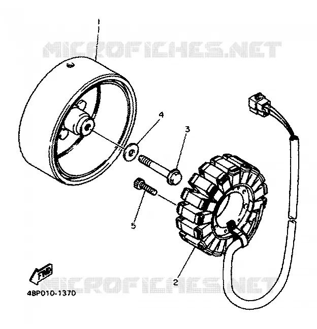 IGNITION Yamaha MOTO 600 1996 XJS DIVERSION  XJ600S