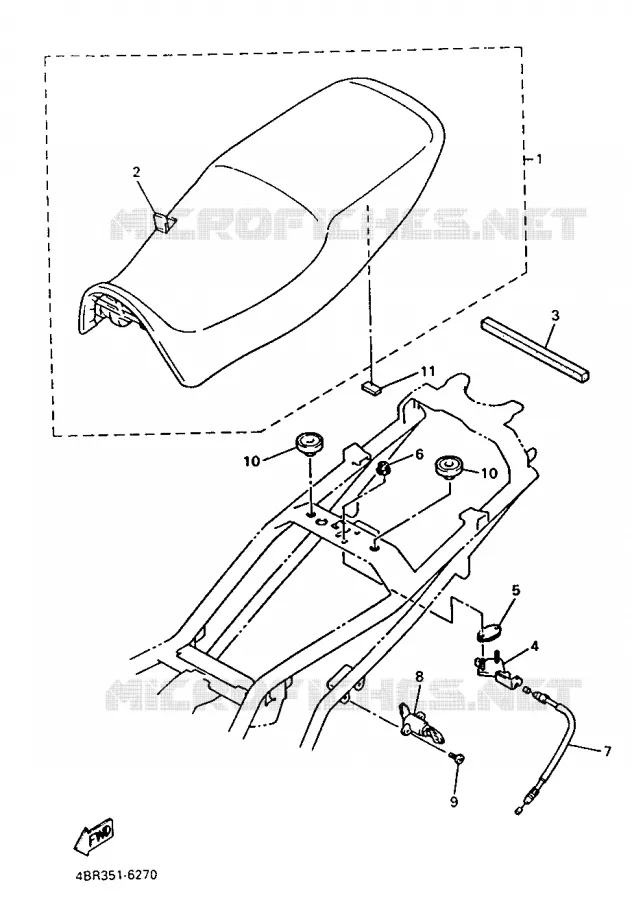 SEAT Yamaha MOTO 600 1998 XJS DIVERSION  XJ600S