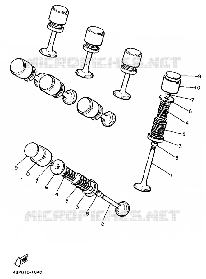 VALVE Yamaha MOTO 600 1998 XJS DIVERSION  XJ600S