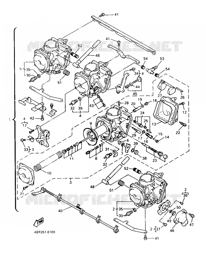 CARBURETOR Yamaha MOTO 600 1999 XJS DIVERSION  XJ600S