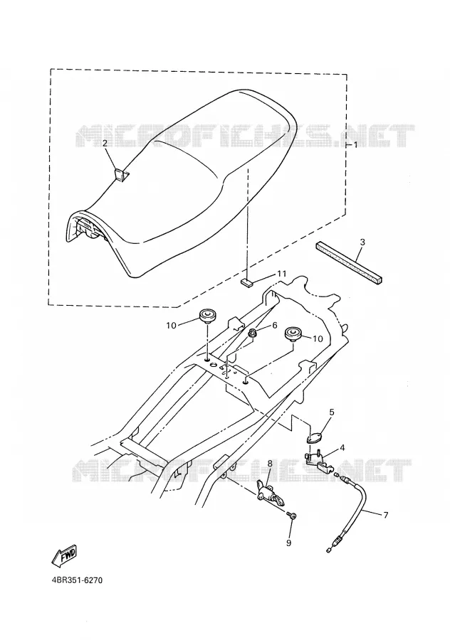 SEAT Yamaha MOTO 600 1997 XJS DIVERSION  XJ600S