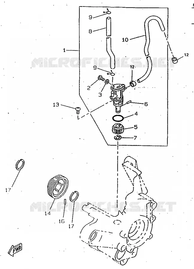OIL PUMP Yamaha SCOOTER 50 1997 BOOSTER  CW50RS