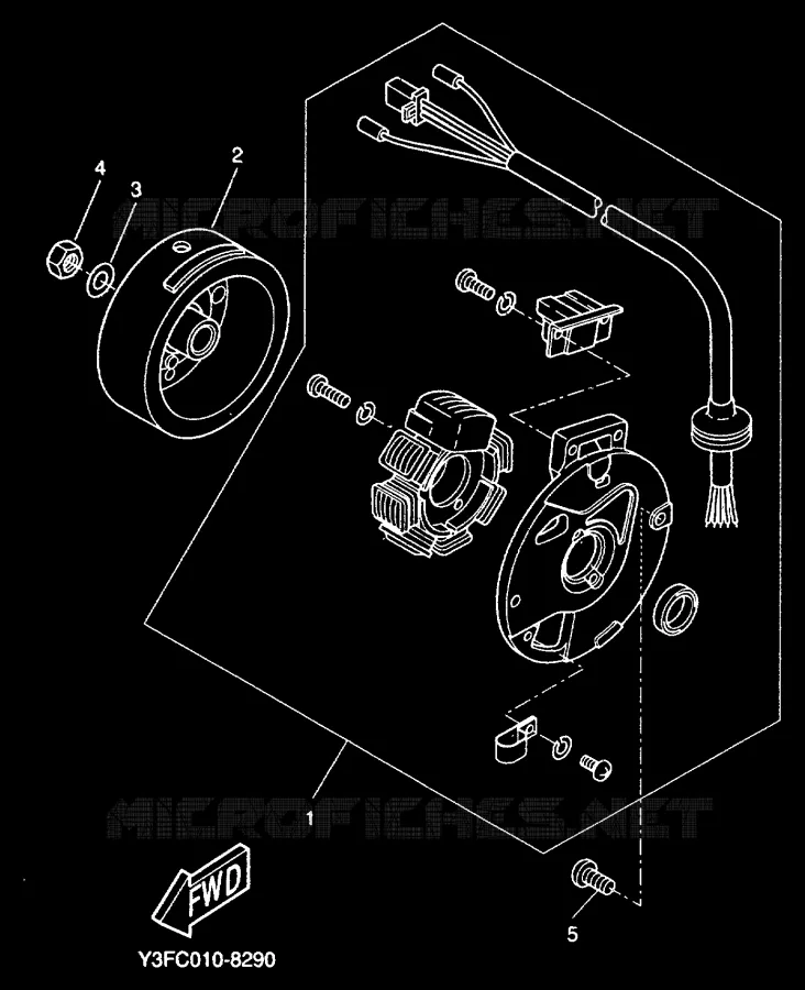 IGNITION Yamaha SCOOTER 50 2000 NEXT GENERATION  CW50RS