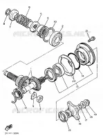 CROSS SHAFT for Yamaha XJ 1987