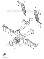 SWINGARM / SHOCK ABSORBER for Yamaha XJ 1987