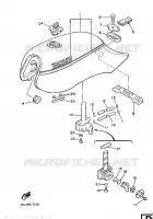FUEL TANK for Yamaha XJ 1987