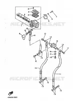FRONT MASTER CYLINDER for Yamaha XJ 1987