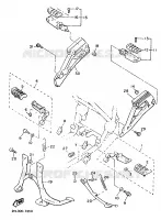 STAND / FOOTREST for Yamaha XJ 1987