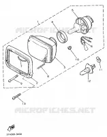 HEADLIGHT for Yamaha XJ 1987