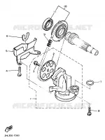 OIL PUMP for Yamaha XJ 1987