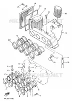 INTAKE for Yamaha XJ 1987