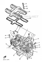 CYLINDER HEAD  for Yamaha XJ 1987