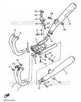 EXHAUST for Yamaha XJ 1987