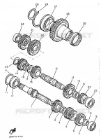 TRANSMISSION for Yamaha XJ 1987