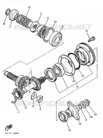 CROSS SHAFT for Yamaha XJ 1987
