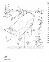 SEAT for Yamaha XJ 1987