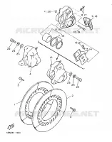 FRONT BRAKE CALIPER for Yamaha XJ 1987