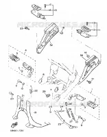 STAND / FOOTREST for Yamaha XJ 1987
