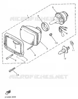 HEADLIGHT for Yamaha XJ 1987
