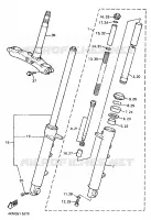 FRONT FORK for Yamaha DIVERSION 1995