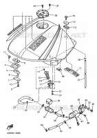 FUEL TANK for Yamaha DIVERSION 1995