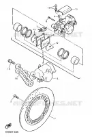 REAR BRAKE CALIPER for Yamaha DIVERSION 1995