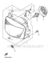 HEADLIGHT 2 for Yamaha DIVERSION 1998