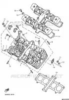 CYLINDER HEAD  for Yamaha DIVERSION 1998