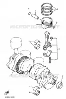 CRANKSHAFT / PISTON for Yamaha DIVERSION 1998