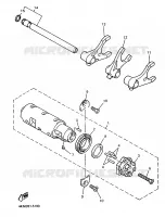 GEAR SHIFT SELECTOR DRUM / FORKS for Yamaha DIVERSION 1998