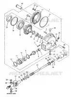FINAL DRIVE SHAFT / GEAR COUPLING for Yamaha DIVERSION 1998
