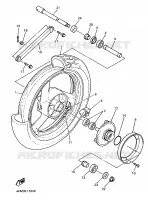 REAR WHEEL for Yamaha DIVERSION 1998