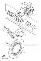 REAR BRAKE CALIPER for Yamaha DIVERSION 1998