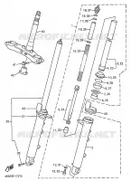 FRONT FORK for Yamaha DIVERSION 1998