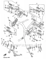 STAND / FOOTREST for Yamaha DIVERSION 1998
