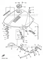 FUEL TANK for Yamaha DIVERSION 1998