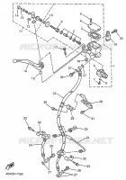 FRONT MASTER CYLINDER for Yamaha DIVERSION 1998