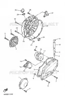 COVER   ENGINE 1 for Yamaha DIVERSION 1998