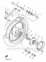 REAR WHEEL for Yamaha DIVERSION 1998
