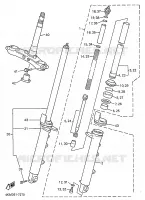 FRONT FORK for Yamaha DIVERSION 1998