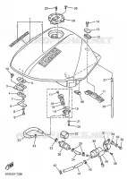 FUEL TANK for Yamaha DIVERSION 1998