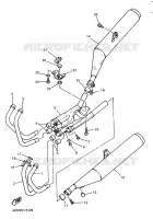 EXHAUST for Yamaha DIVERSION 1998