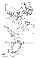 REAR BRAKE CALIPER for Yamaha DIVERSION 1998