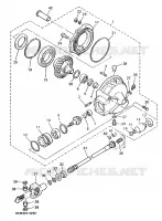 FINAL DRIVE SHAFT / GEAR COUPLING for Yamaha DIVERSION 1998